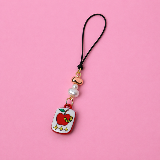 Apple Worm Charm