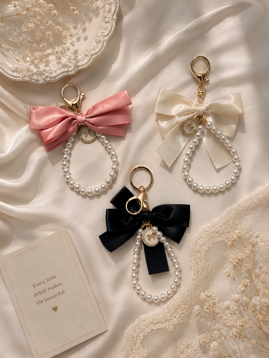 Pearl Bow Strap